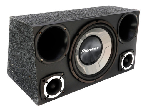 Imagem 7 de 7 de Caixa Trio Pioneer Completa Sub 12 + Modulo Taramps Tl1500w
