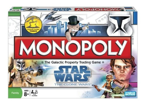 Monopolio De Star Wars The Clone Wars, Monopoly De Colección