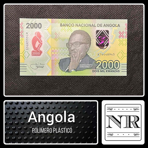 Angola - 2000 Kwanzas - Año 2020 - P #163 - África - Políme