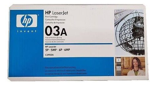 Toner Hp 03a C3903a Caja Blanca Original Color Negro