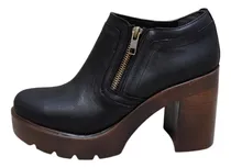 Comprar Bota De Cuero Vacuno Liotta Con Taco Y Plataforma Envío Free