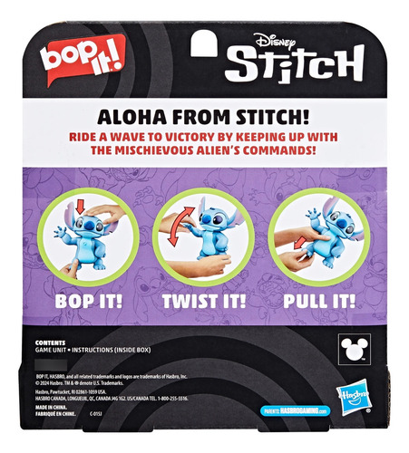 Juego De Mesa Bop It Edición Stitch Hasbro Games