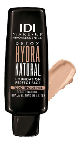 Base de maquillaje en crema IDI Make Up Detox Hydra Natural tono 01 divine nude - 30g