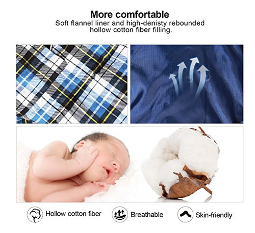 Flannel Sleeping Bag For Adults, Comfortable Cotton Sle...