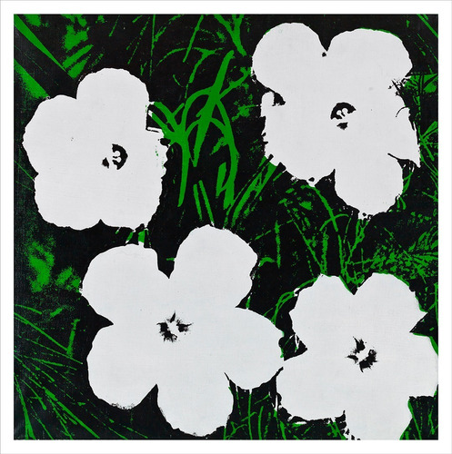 Lamina Fine Art Flores I Andy Warhol 60x60 Cm M Y C