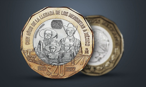 10 Monedas 20 Pesos Conmemorativa 100 Años Menonitas Nuevas