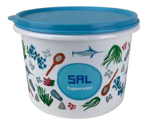 Imagem 1 de 2 de Caixa De Sal Floral Tupperware