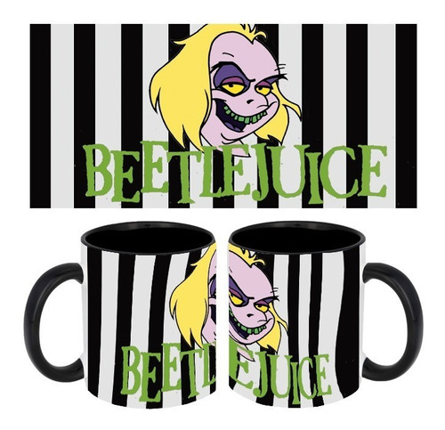 Planeta Mugs Taza Beetlejuice Halloween Dia De Muertos 