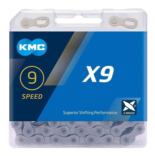 Cadena Kmc X9 De 9 Velocidades 