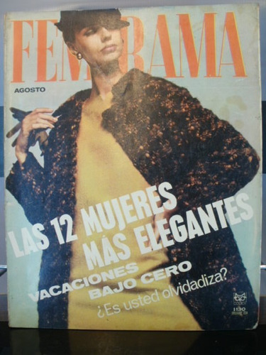 Revista Femirama Agosto 1966 Zona Caballito