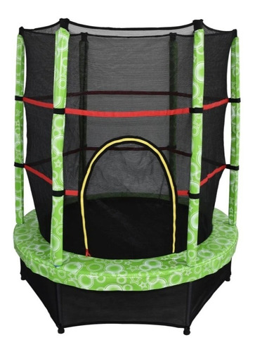 Trampolin 1.4 M. Con Malla De Seguridad Para Niños Brincolin