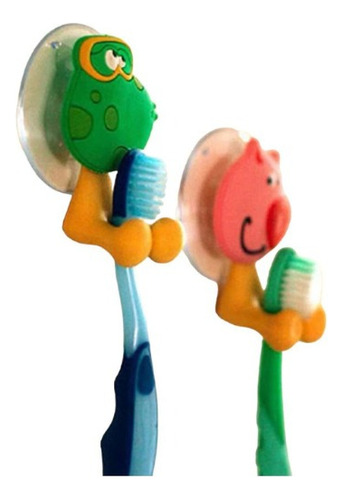 Soporte Para Cepillo De Dientes Dibujos Animados