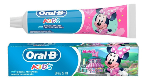 Oral B Kids Pasta Dental Fluor Para Niños Minnie 50gr Local