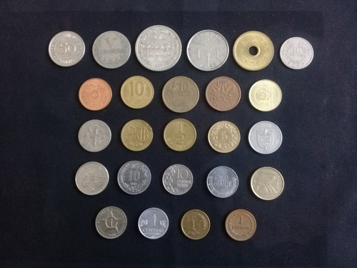 Lote De 25 Monedas De 25 Paises Diferentes (p08)