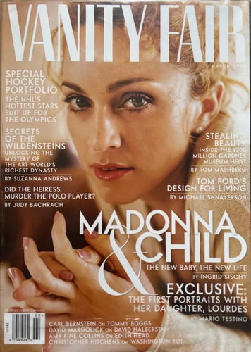 Madonna Revista Vanity Fair Magazine Marzo 1998 No. 451