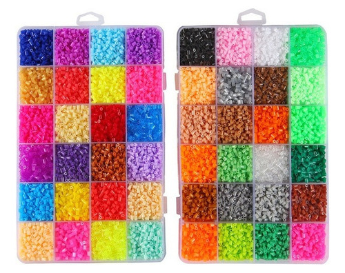 24 Colores 3d Cuentas Mágicas De Agua Hama Beads Viscosa Puz