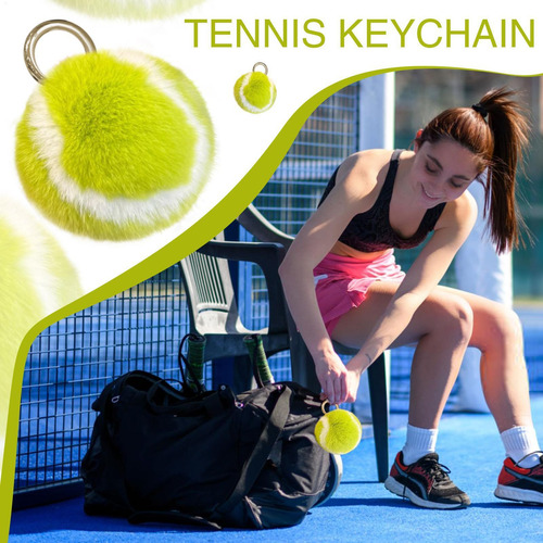 Paquete De Llaveros De Tenis Llavero De Tenis Colgante De Pe