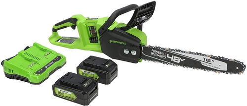 Greenworks Cs48l4411 Motosierra Inalámbrica +2 Bat 48v 41 Cm