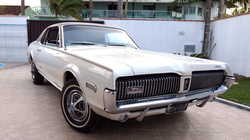 Mercury Cougar 68 Placa Preta