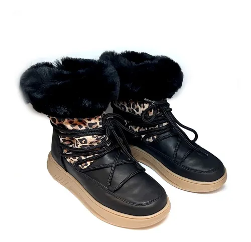 Botas Camila Merco Grunge Bot 1 Cuero Neg De Mujer Env o gratis