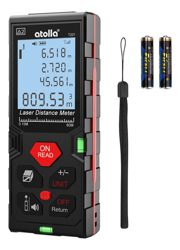 Telemetro Medidor Láser Distanciómetro 60m Distancia Atolla