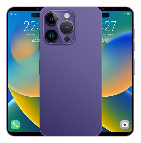 L Edición Especial Smartphone 14 Promax Global Version Teléfonos Inteligentes De Pantalla Completa De 6,5 Pulgadas 8gb+256gb Dual Sim