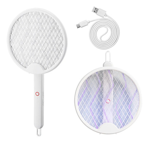 Matamoscas Eléctrico Recargable Y Matamoscas Con Luz Led