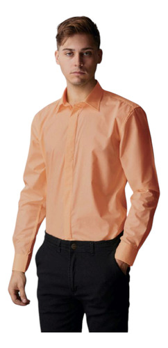 Camisa Clásica De Vestir De Hombre Bpremium Ccuello Italiano