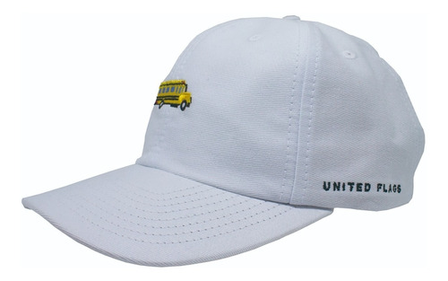 Boné Flip Strapback School Bus  Dad Hat Original 2018 Branco