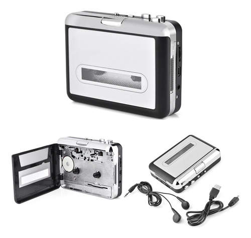Cinta De Cassette Usb Para Pc Mp3 Cd Conmutador De Captura