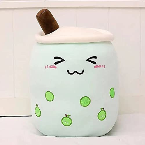 Cojin De Peluche - Kawaii Boba Plushie Pillow, Stuffed Boba 