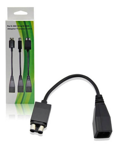 Cabo Adaptador Fonte Xbox 360 Fat Arcade Para Xbox Slim