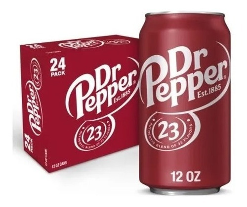 Dr Pepper Americana De Lata 24 Pack Original