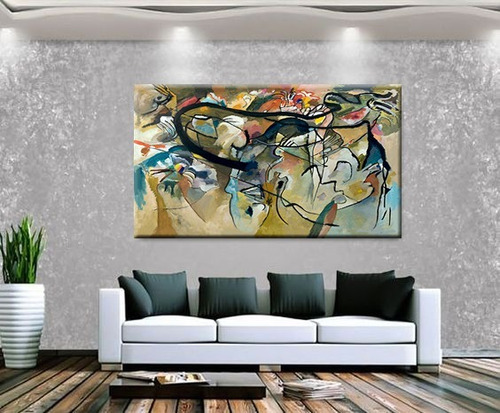 Cuadro De Kandinsky Composition 5 Canvas 1. X 70 Envios 