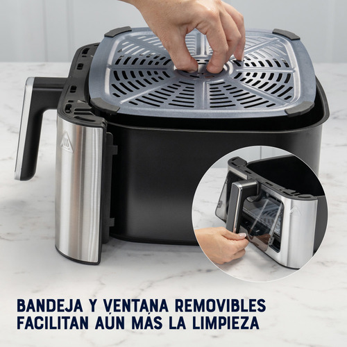 Freidora Aire Digital 7.5l Oster 10 Programas Ckstaf75wdssdf