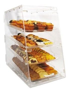 Winco Adc-4-tier 4 Caja De Los Pasteles De Visualización, Ac