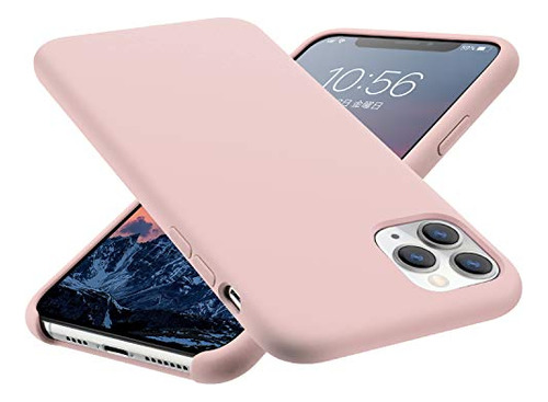 E Segoi iPhone 11 Pro Max Funda De Silicona Líquida, Funda D