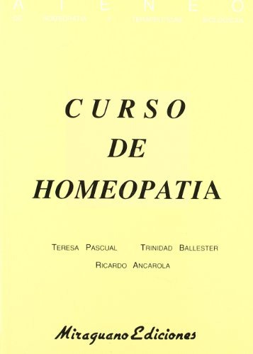 Libro Curso De Homeopatía De Ateneo De Homeopatía Miraguano