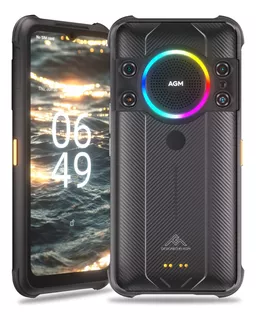 Agm H5 Pro Rugged Smartphone Android 12 Mediatek Helio G85 8gb Ram 128gb Rom, 7000mah Bocina De 109db 6.52inch Cellphone