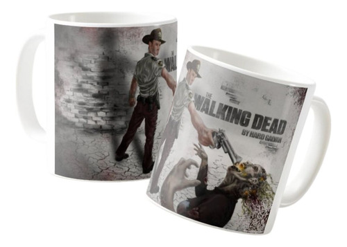 Mug The Walking Dead Taza Ceramica 11onz