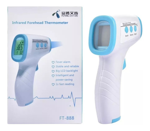 Excelente Termometro Infrarrojo 2s Medicion Epp