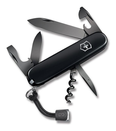 Navaja Spartan Ps 91mm Negro 12 Funciones Victorinox