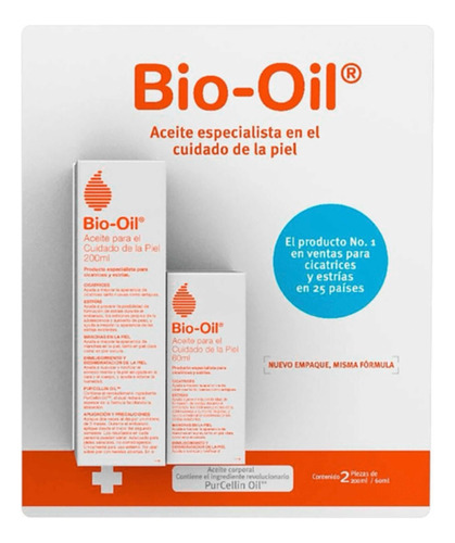 Aceite Corporal Bio Oil Para Cicatrices Y Estrías Pack 2 Pza