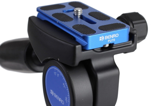 Imagem 2 de 10 de Cabeça De Tripé Panhead 3d Benro Hd3a De 3 Vias P/ 12kg