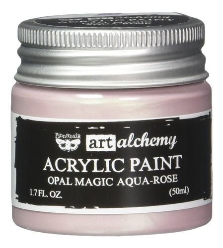 Pintura Acrilica 1.7 Onza Liquida Opalo Magic Aqua Rosa