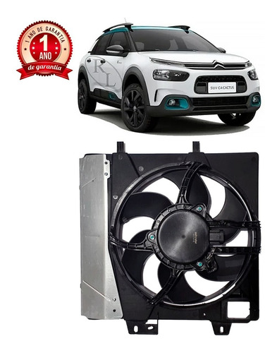 Ventoinha Eletroventilador Citroen C4 Cactus 1.6 2020 2021