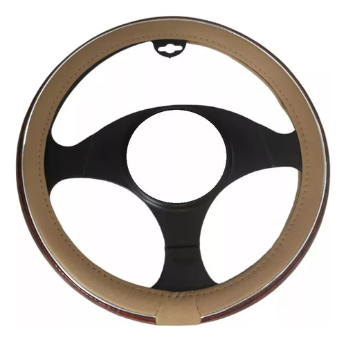 Funda Volante Beige Madera Ft14 Fiat Strada 2002