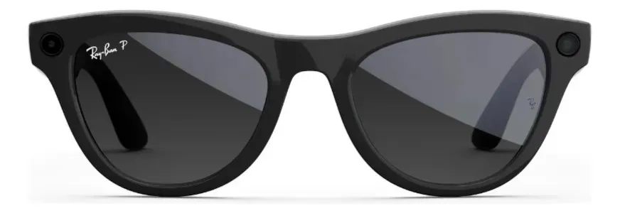 Óculos Ray-ban Meta Skyler (2a Geração) Rw4014 Shiny Black Skyler Shiny Black Polar Gradient Graphite Shiny Black Shiny Black