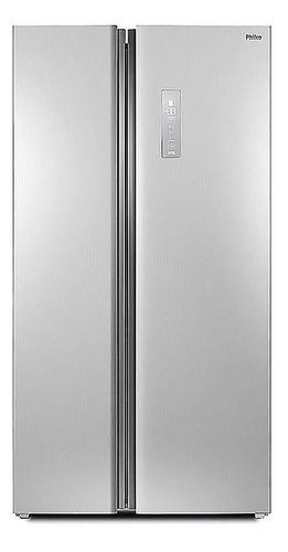 Refrigerador Philco Inverter 489l Inox Frost Free 127v