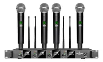 Comprar Microfonos Gc Tk400 Inalambricos 4 Canales Mano Sistema Uhf